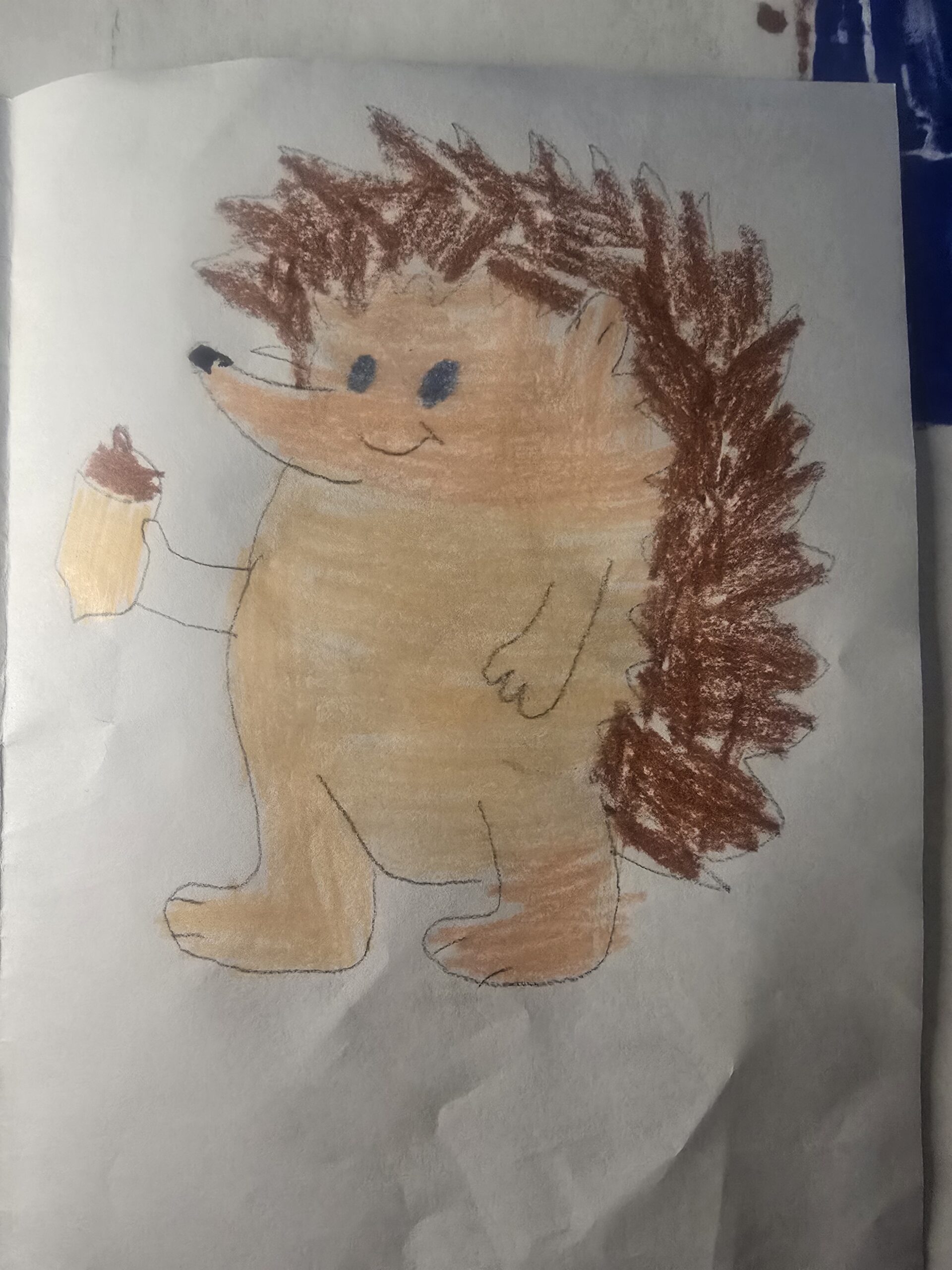 Ilustracja z bajki Lis i przyjaciele w wielkim świecie